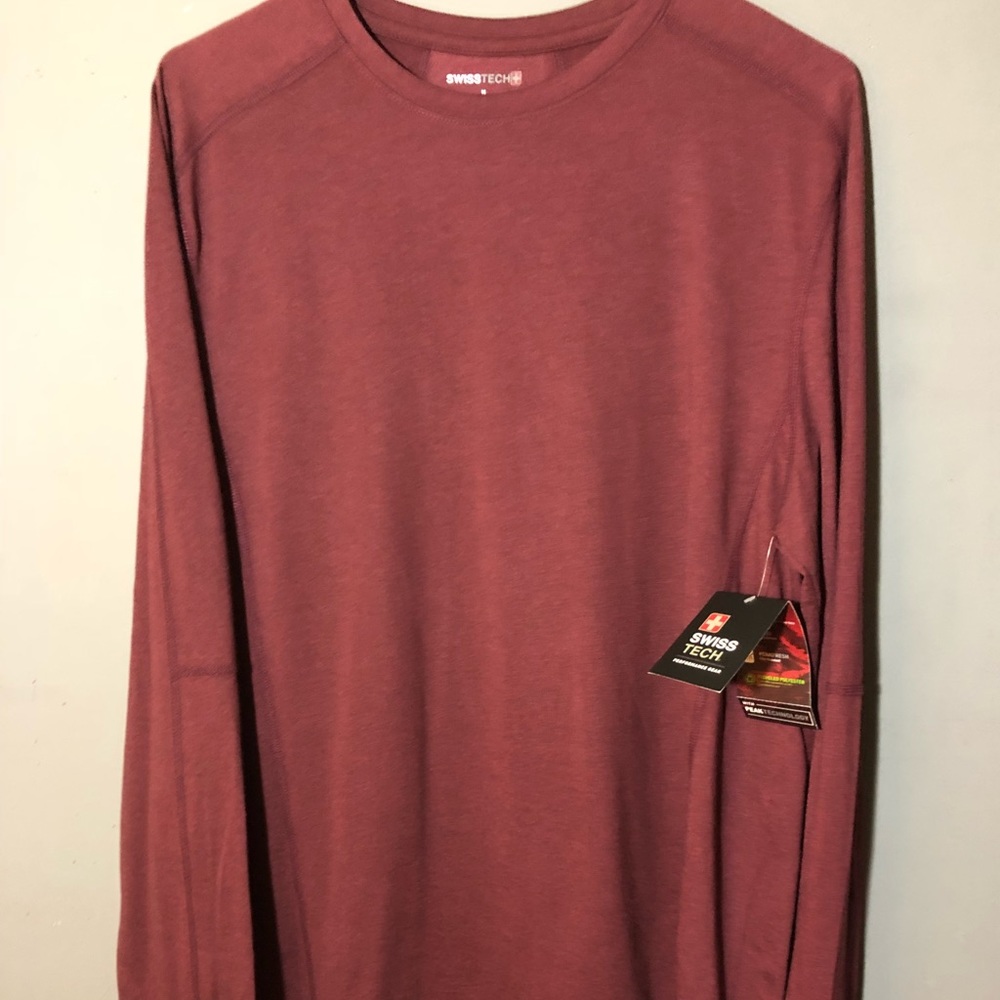 Lot of 5 Swiss Tech Long Sleeve Active Shirts